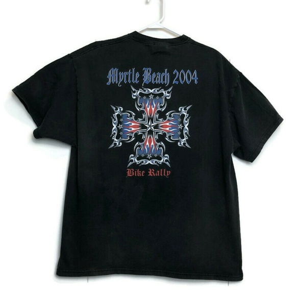 Myrtle Beach Bike Rally Biker T Shirt - Picture 3 of 8